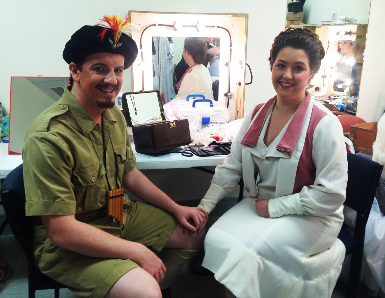 Con Opera students Tristan Entwistle and Samanta Lestavel starring in Opera Australia's production of Mozart's The Magic Flute.
