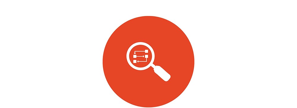 Icon of a magnifying glass