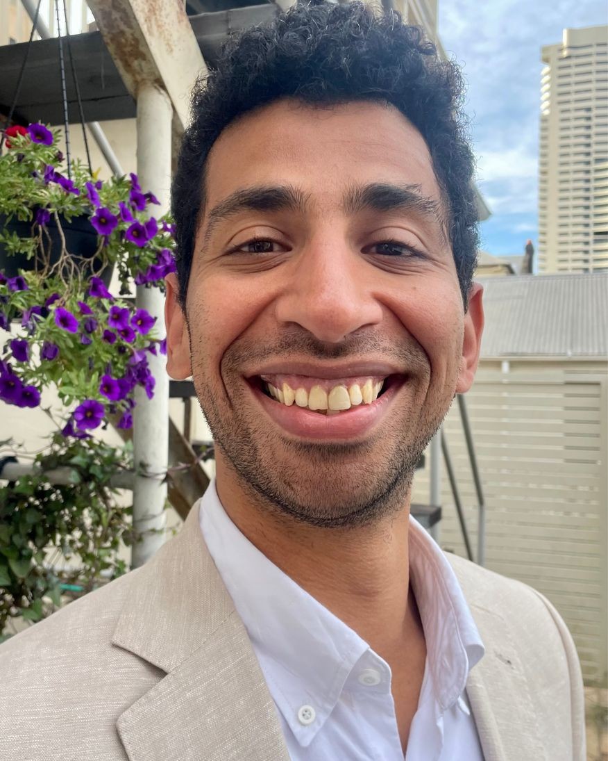 Close up image of Abdallah Habib
