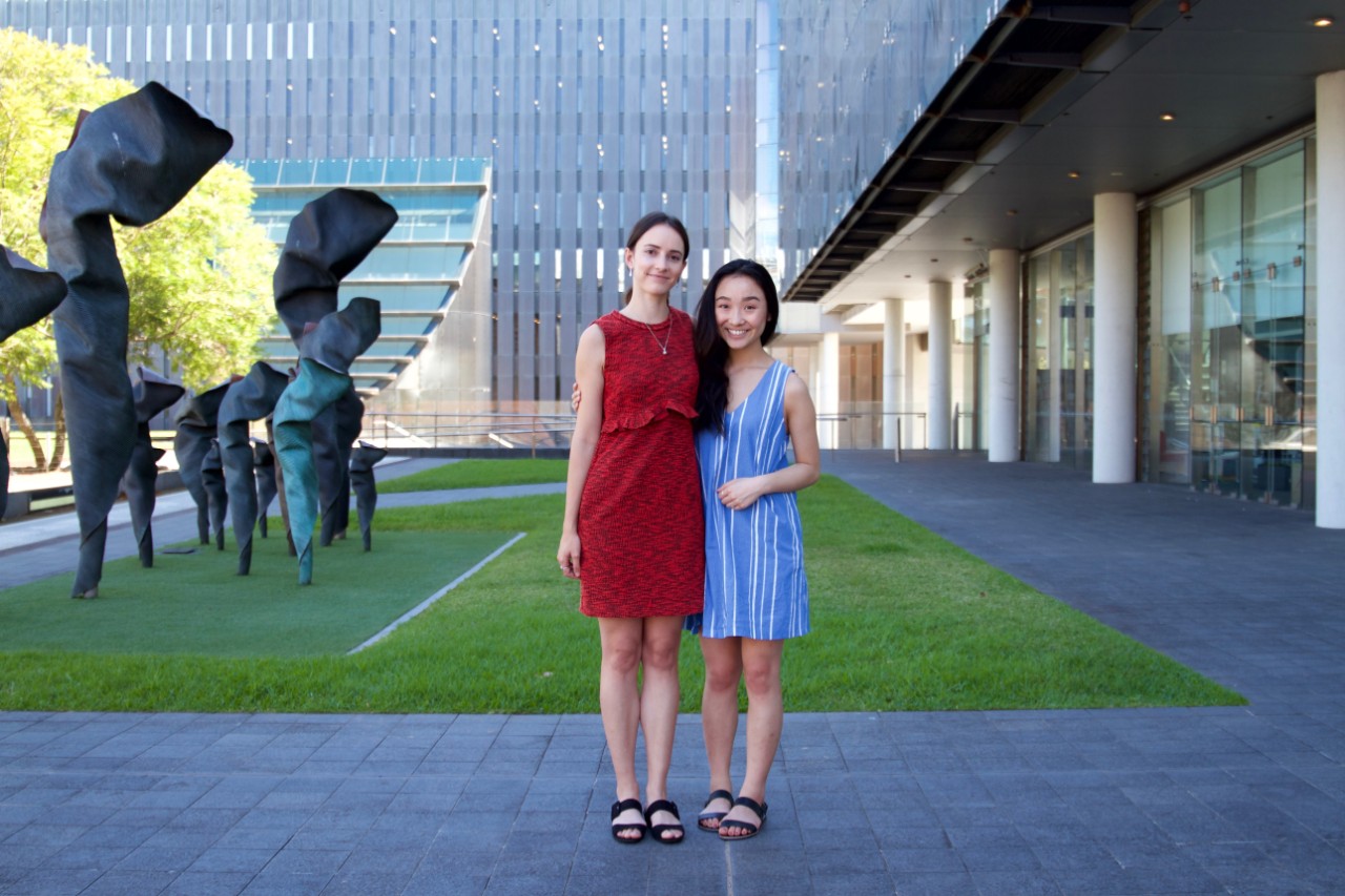 Sarah Batrim and Cherie Chen