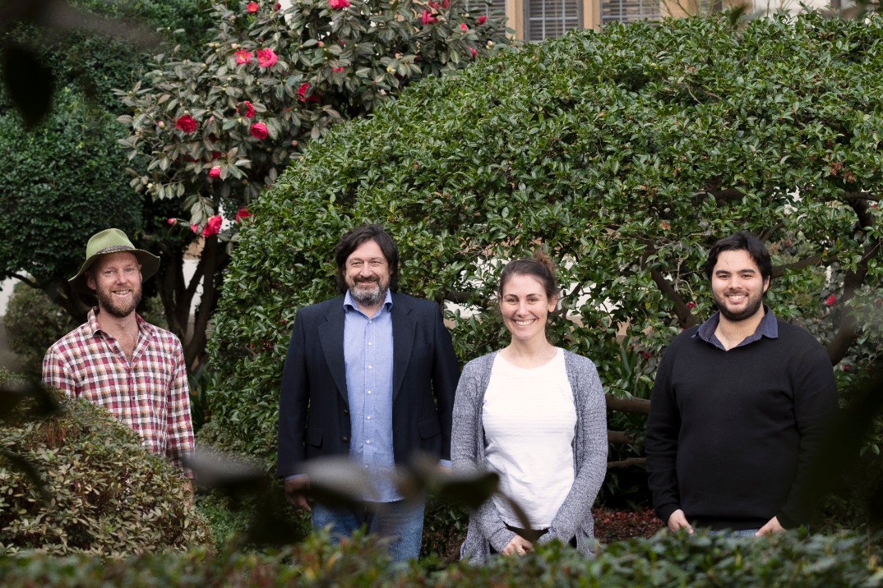 Professor Dieter Hochuli and Matthew Hall group
