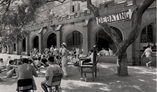Students in Quad