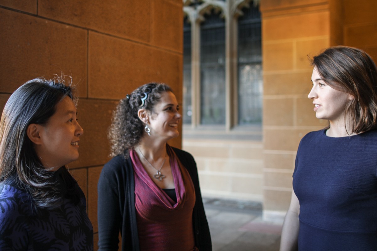 Ciann Chow, Cherie Beninger and Olivia Pitt