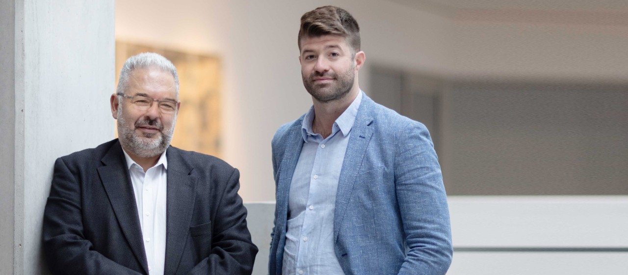 Professor Michael Kassiou (left) and Associate Professor Michael Bowen. Photo by Stefanie Zingsheim