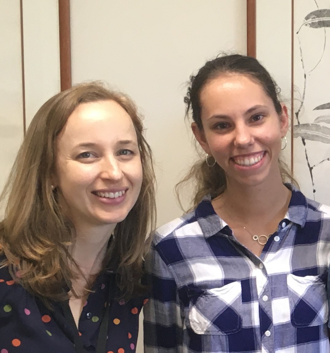 photo of Dr Camilla Whittington and honours student Zoe Skalkos who led the research