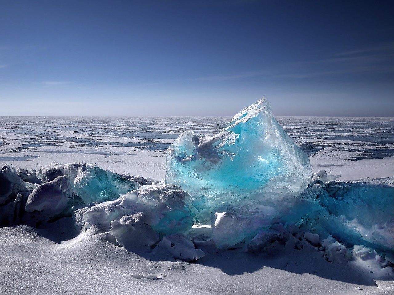 Melting ice