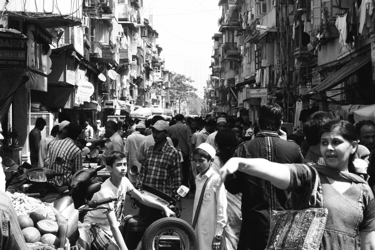 India streetscape