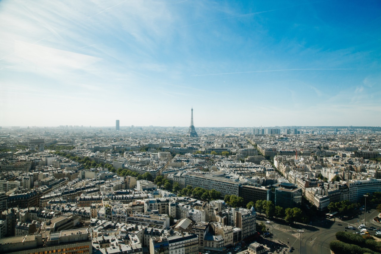 View of Paris, France