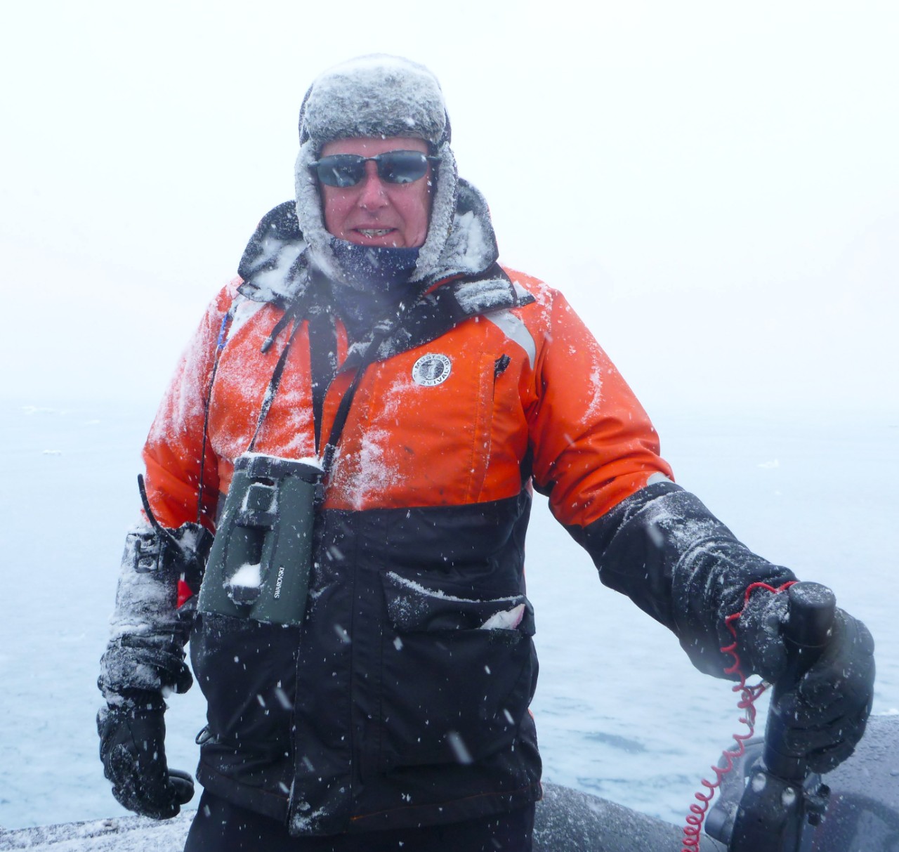 David rugged up in snowgear